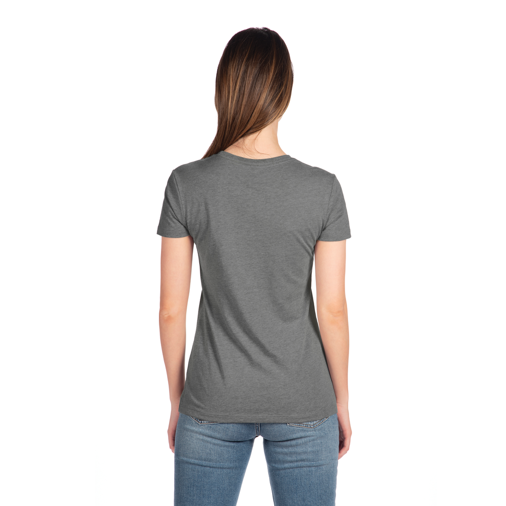 A more curvy and slim cut on our classic tee made from the industry's favorite CVC fabric. Great printability and breathability on this versatile piece.