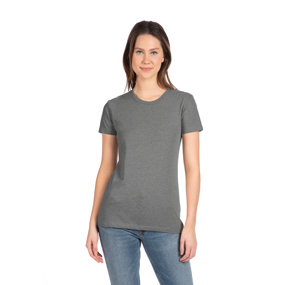 A more curvy and slim cut on our classic tee made from the industry's favorite CVC fabric. Great printability and breathability on this versatile piece.