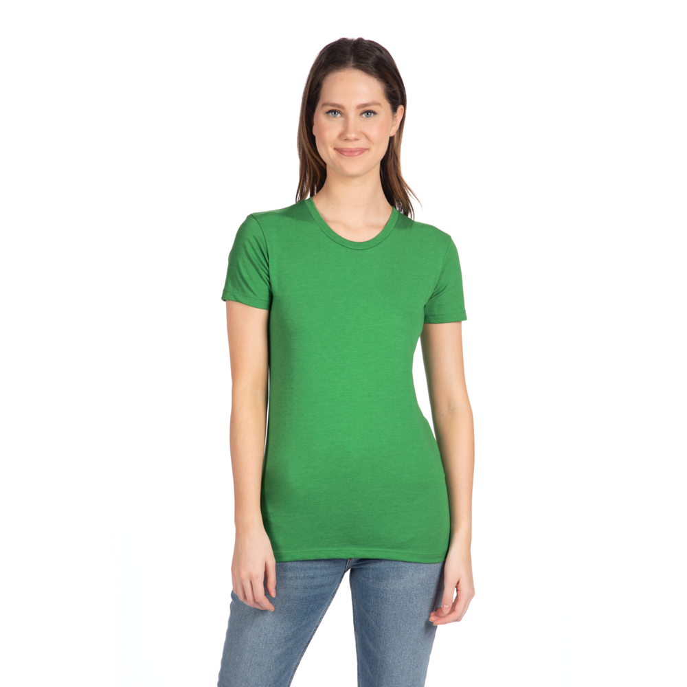 A more curvy and slim cut on our classic tee made from the industry's favorite CVC fabric. Great printability and breathability on this versatile piece.