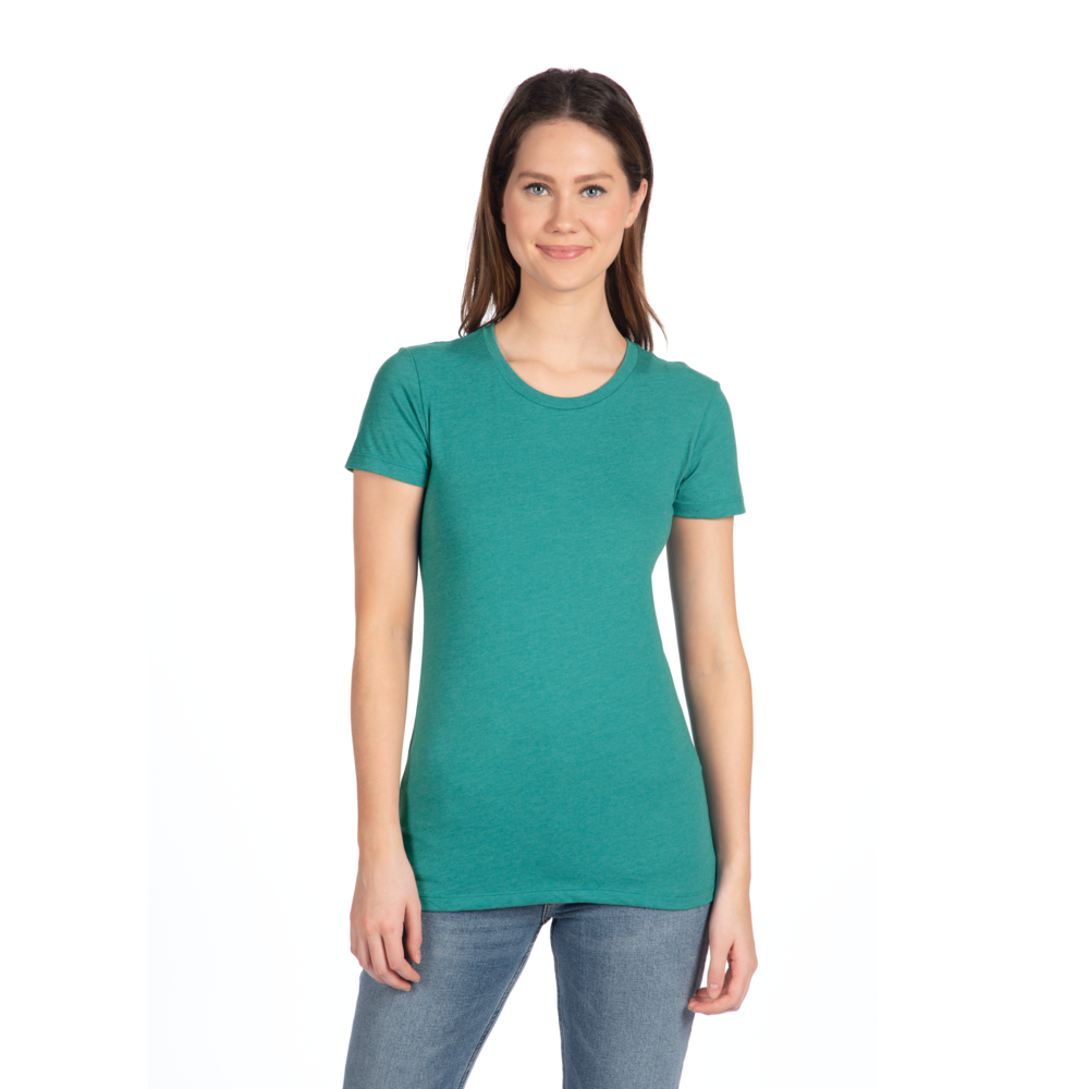 A more curvy and slim cut on our classic tee made from the industry's favorite CVC fabric. Great printability and breathability on this versatile piece.