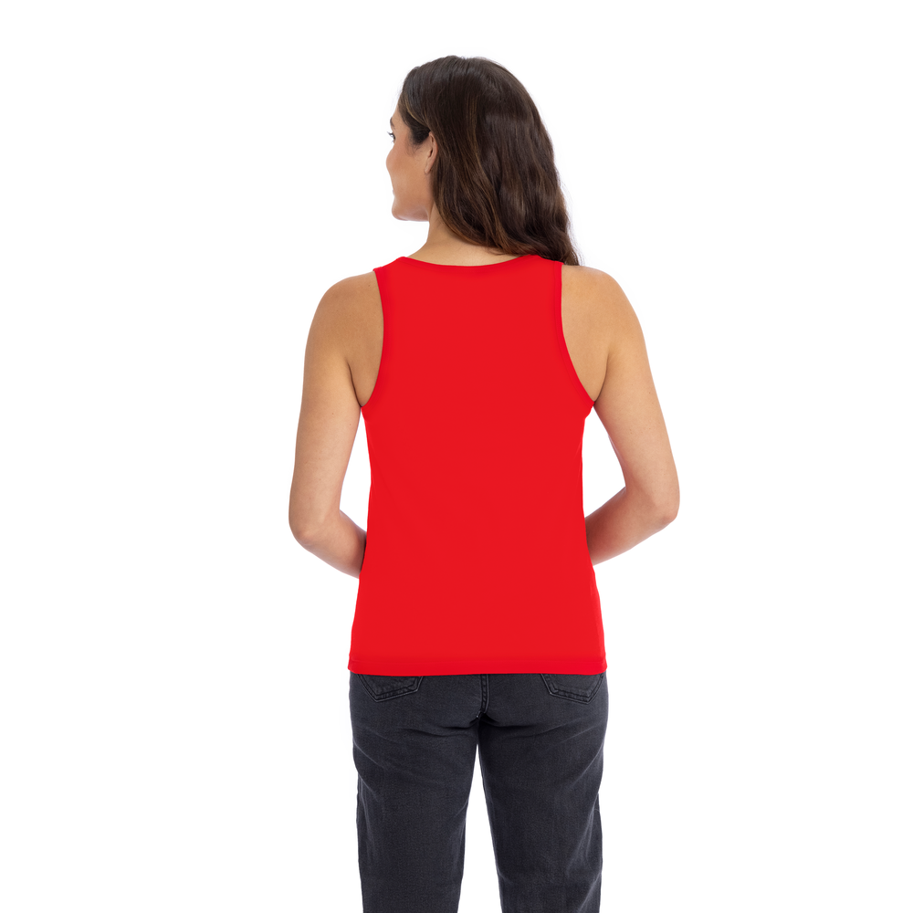 Introducing our Women's 100% Cotton Tank: a summer essential for timeless style and unbeatable comfort. Crafted from ringpun cotton, it's lightweight and breathable, perfect for warm days. Stay cool and comfortable all day long with this classic piece.