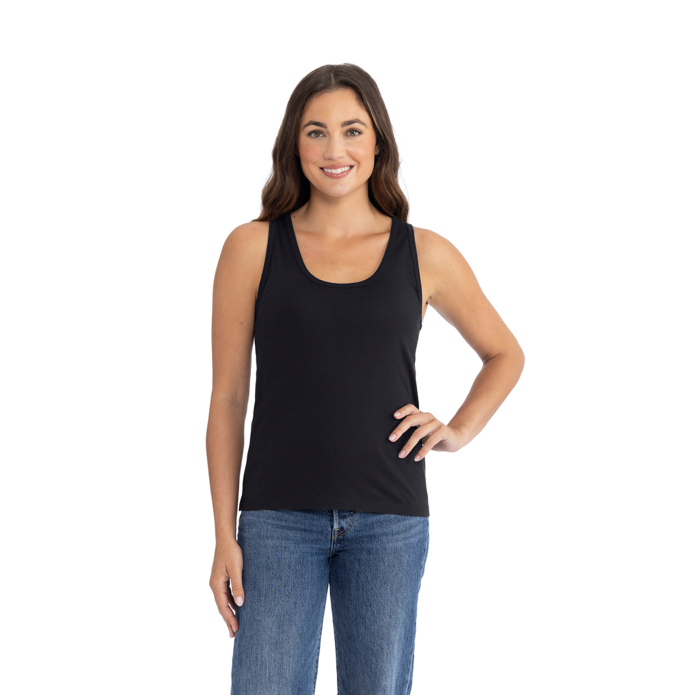 Women's Cotton Tank - Black | 3933 | Next Level Apparel