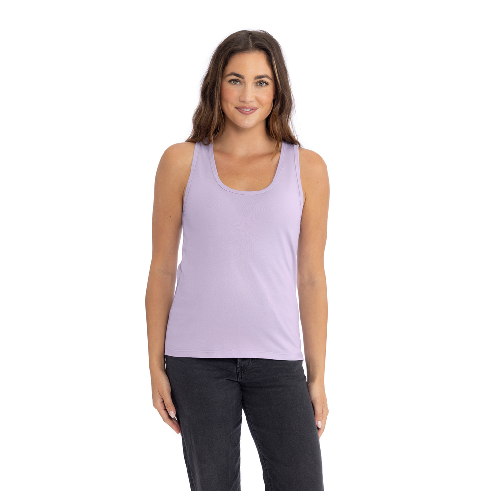Introducing our Women's 100% Cotton Tank: a summer essential for timeless style and unbeatable comfort. Crafted from ringpun cotton, it's lightweight and breathable, perfect for warm days. Stay cool and comfortable all day long with this classic piece.