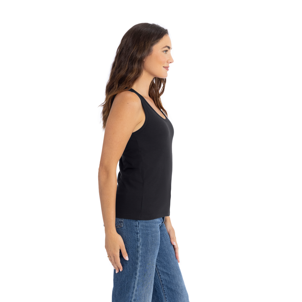 Introducing our Women's 100% Cotton Tank: a summer essential for timeless style and unbeatable comfort. Crafted from ringpun cotton, it's lightweight and breathable, perfect for warm days. Stay cool and comfortable all day long with this classic piece.
