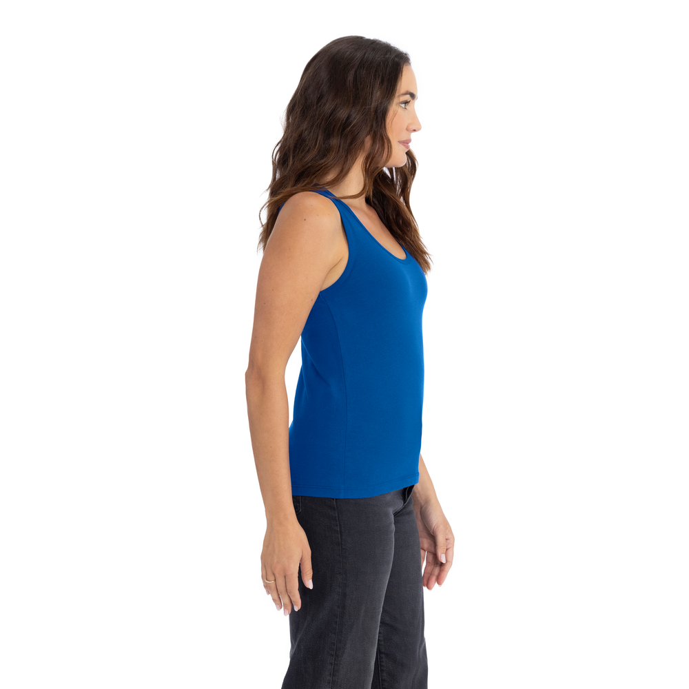 Introducing our Women's 100% Cotton Tank: a summer essential for timeless style and unbeatable comfort. Crafted from ringpun cotton, it's lightweight and breathable, perfect for warm days. Stay cool and comfortable all day long with this classic piece.