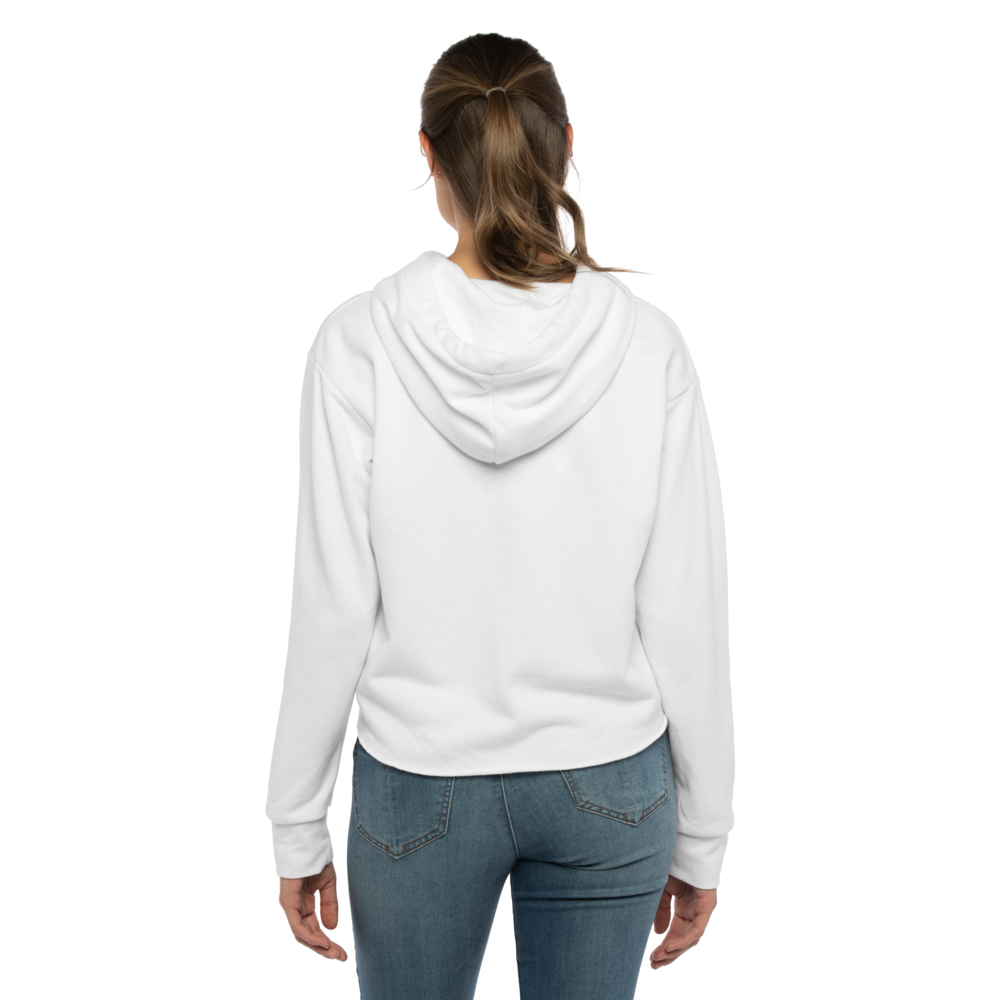 Streetwear inspired cropped hoodie with elevated softness from our buttery soft sueded face that offers smooth printability and comfort. Inside texture is made of our french terry fabric.