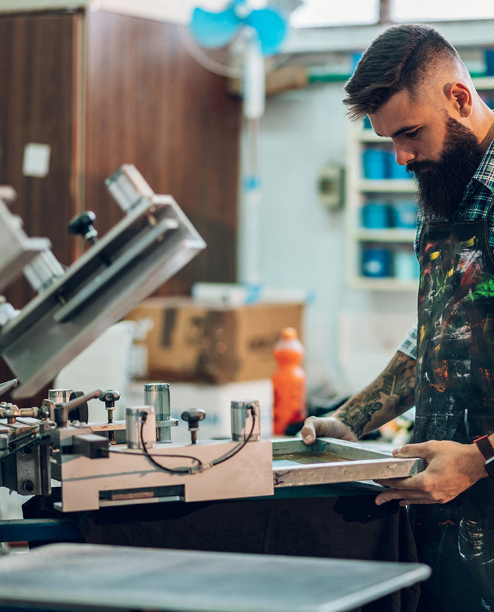 Next Level Apparel Works with Silk Screen