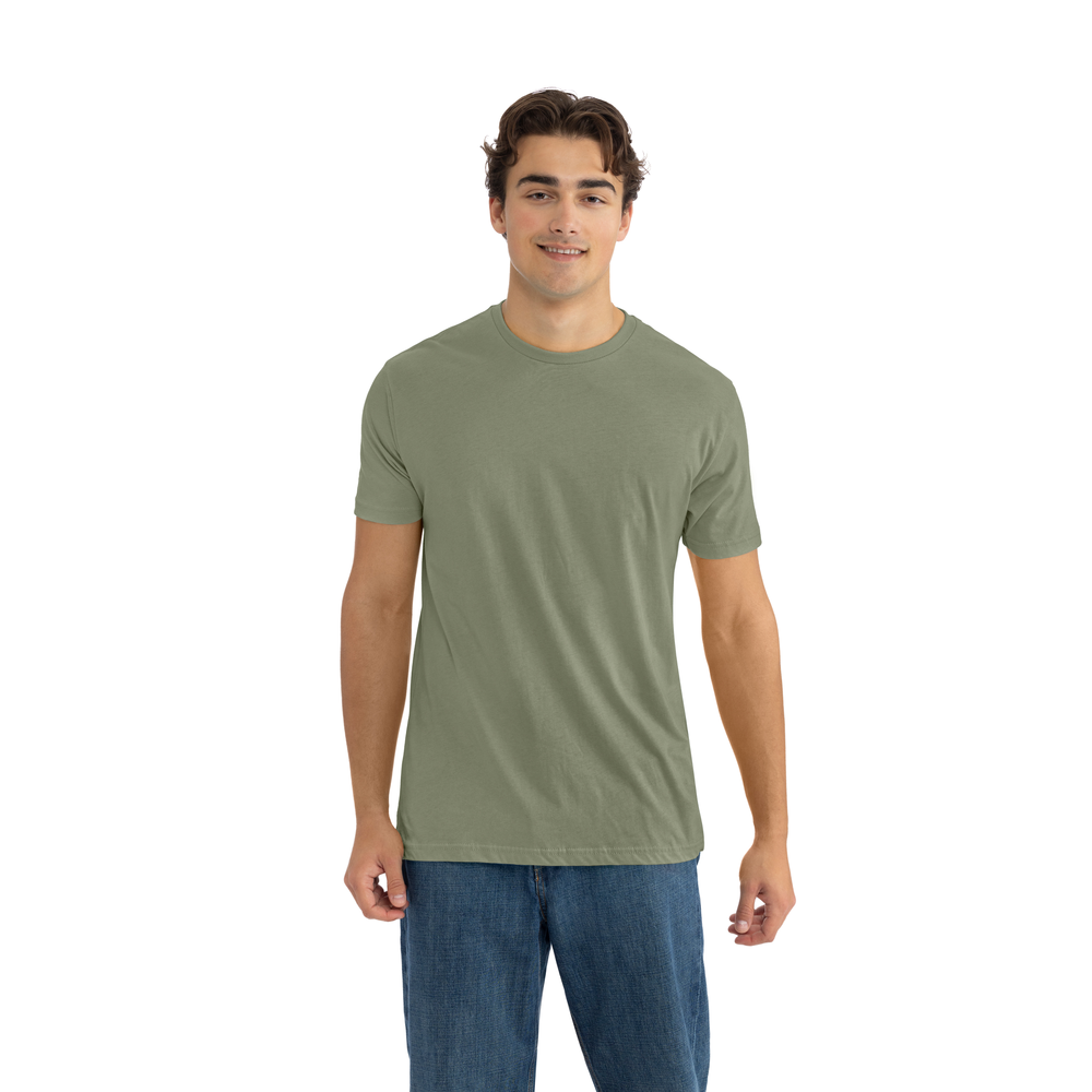 Cotton T-Shirt - Light Olive | 3600 | Next Level Apparel
