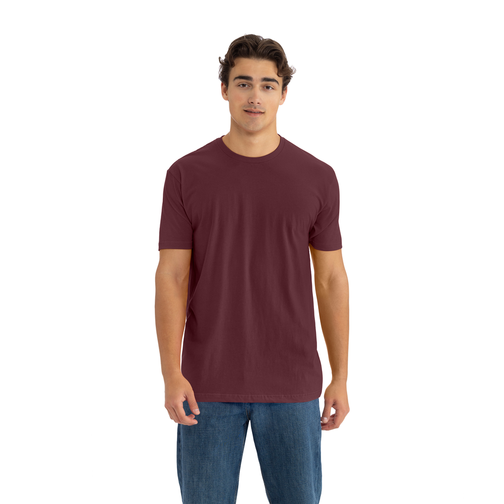 Cotton T-Shirt - Maroon | 3600 | Next Level Apparel Cotton T-Shirt - Maroon | 3600 | Next Level Apparel