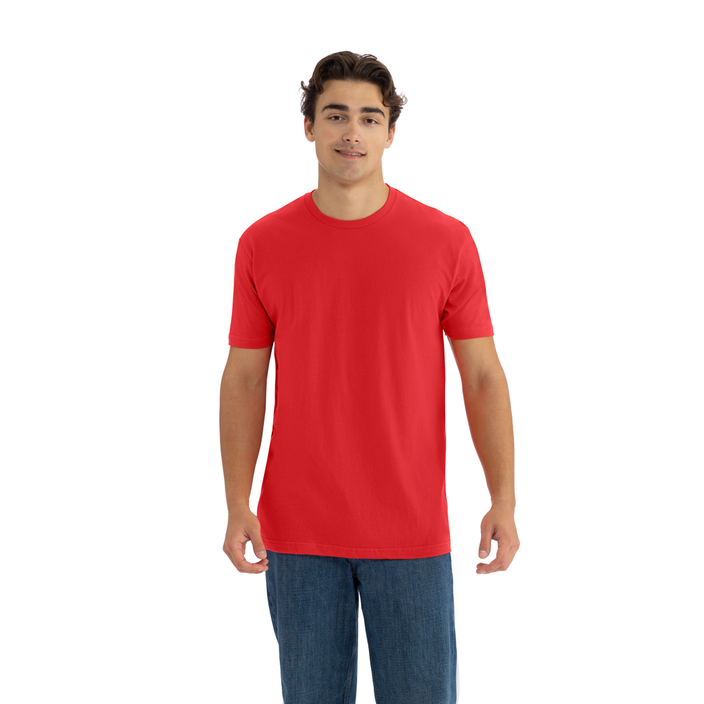 Cotton T-Shirt - Red | 3600 | Next Level Apparel