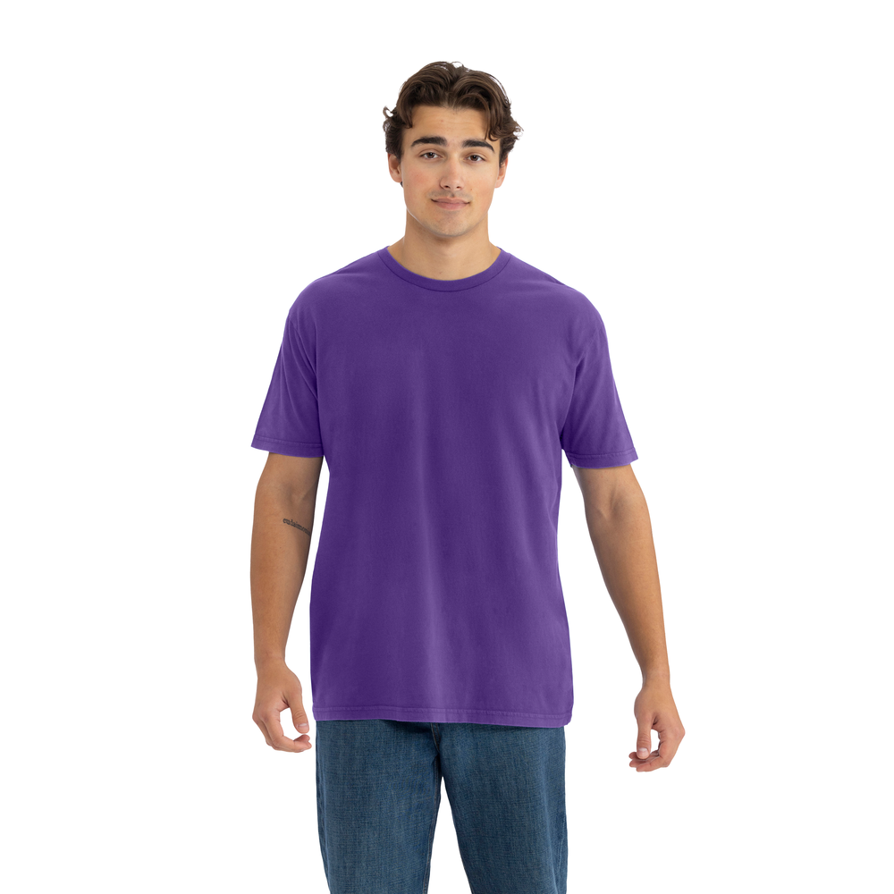 【Ameri】SOFT WASH BLOUSE Cotton T-Shirt - Washed Purple Rush | 3600SW | NLA