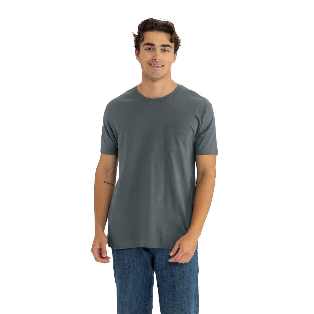 Cotton Pocket T-Shirt - Heavy Metal | 3605 | NLA