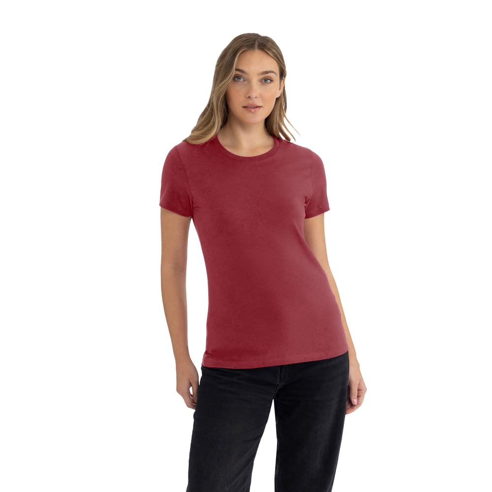 Women's Cotton T-Shirt - Cardinal | 3900 | Next Level Apparel