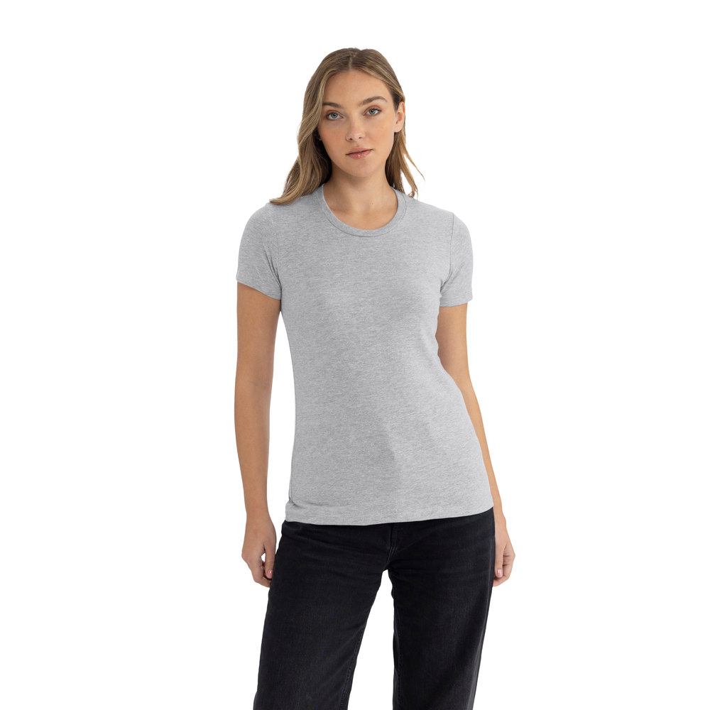 Women's Cotton T-Shirt - Heather Gray | 3900 | Next Level
