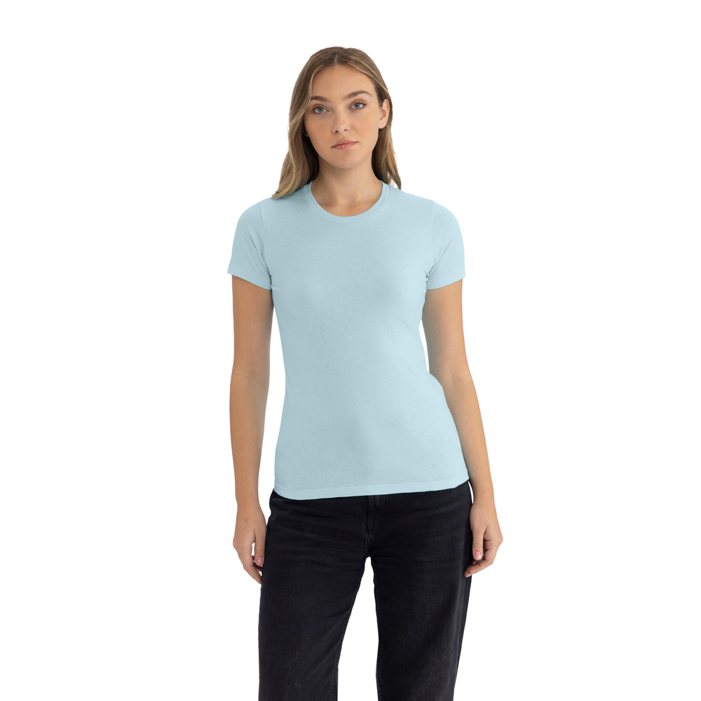 Women's Cotton T-Shirt - Light Blue | 3900 | Next Level Apparel