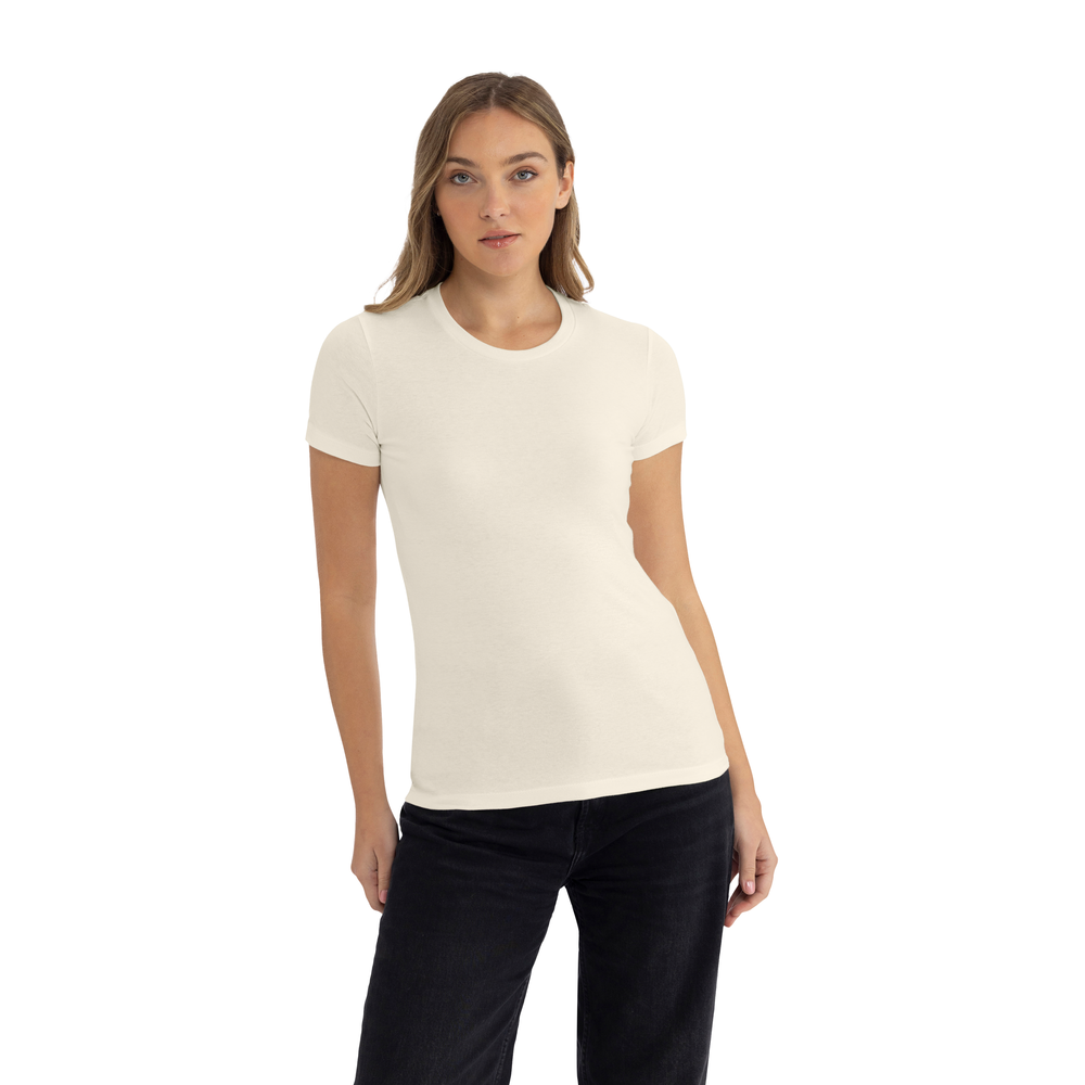 Women's Cotton T-Shirt - Natural | 3900 | Next Level Apparel