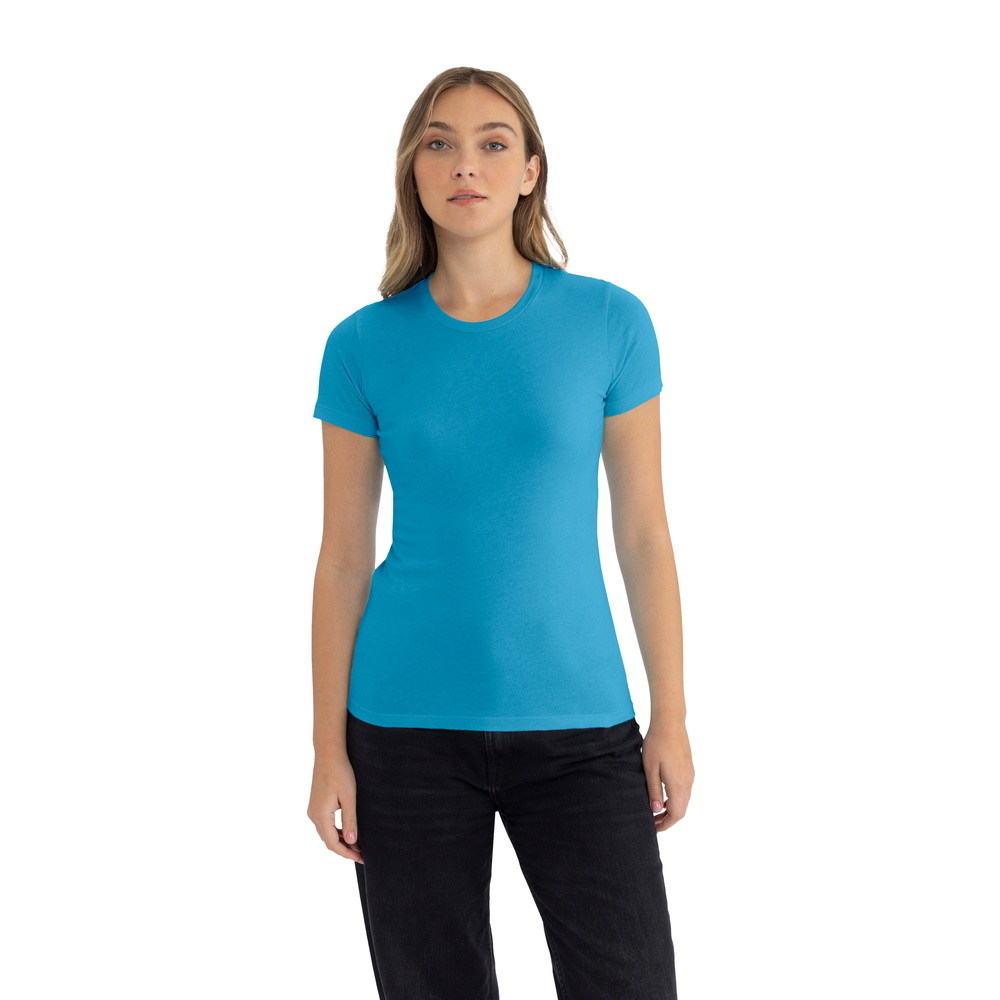 Women's Cotton T-Shirt - Turquoise | 3900 | Next Level Apparel
