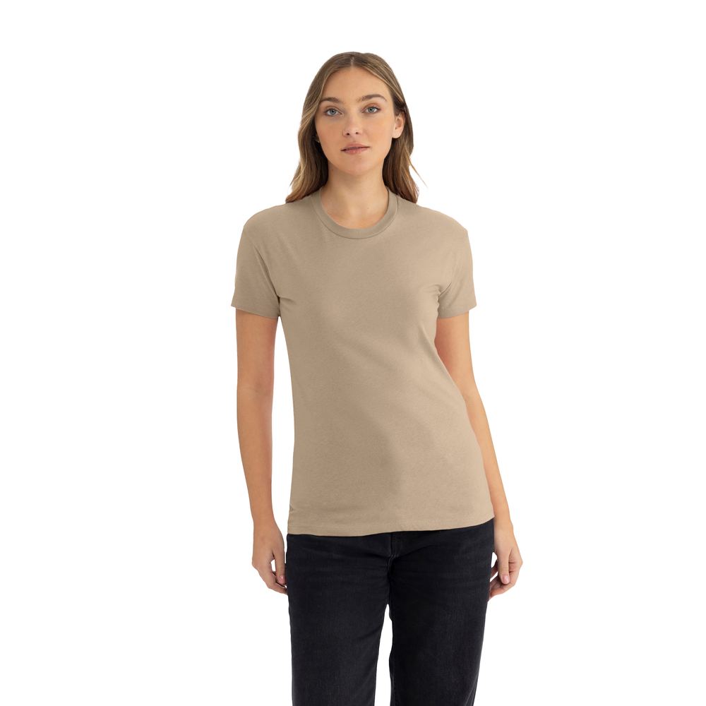 3910 Women's Cotton Relaxed S/S T-Shirt - Tan | Next Level Apparel