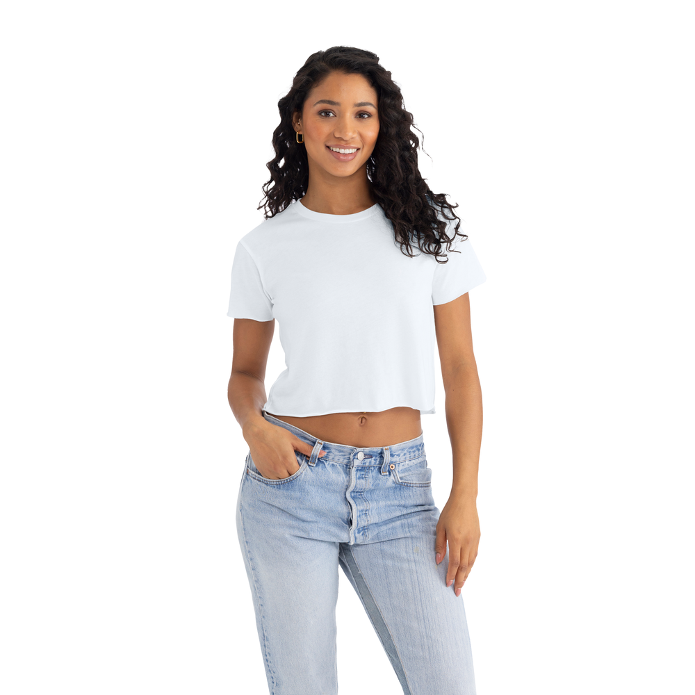 heaven カットソー Women's Festival Crop Top - White | 5080 | Next Level Apparel
