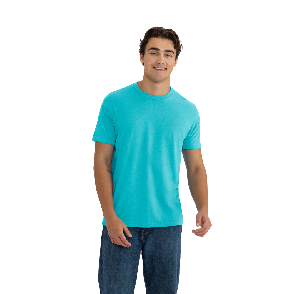 6010 Unisex Tri-Blend T-Shirt - Tahiti Blue | Next Level Apparel