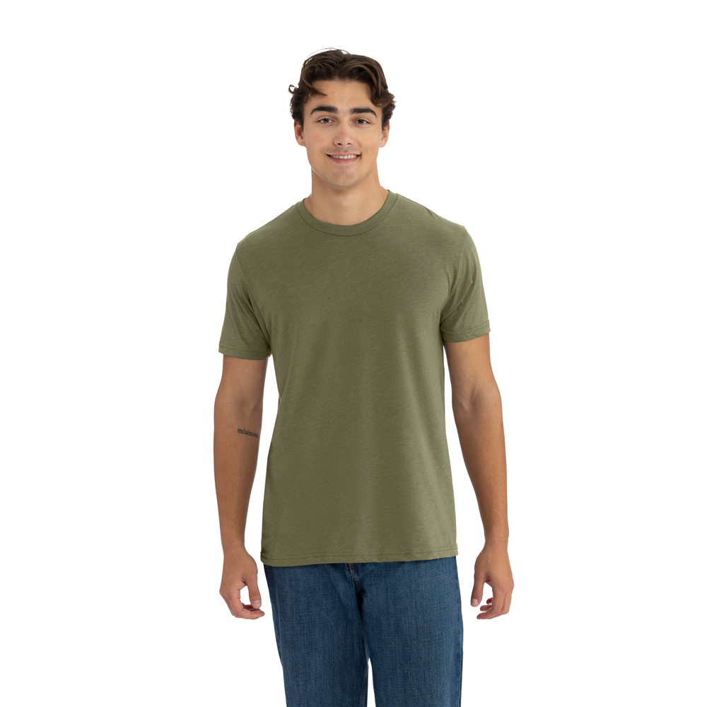 6010 Unisex Tri-Blend T-Shirt Military Green Next Level Apparel - Main Image