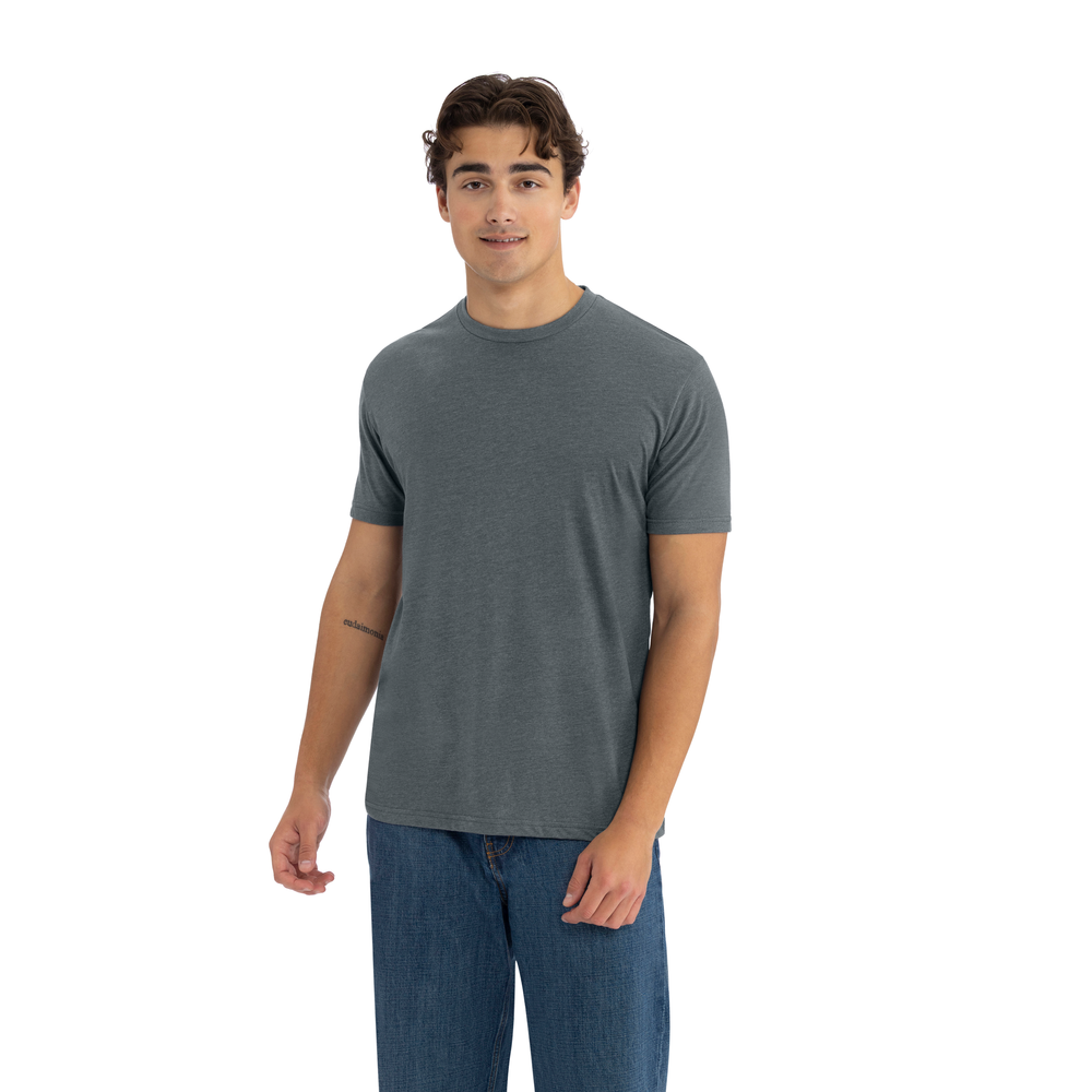 Unisex CVC T-Shirt - Heather Heavy Metal | 6210 | NLA