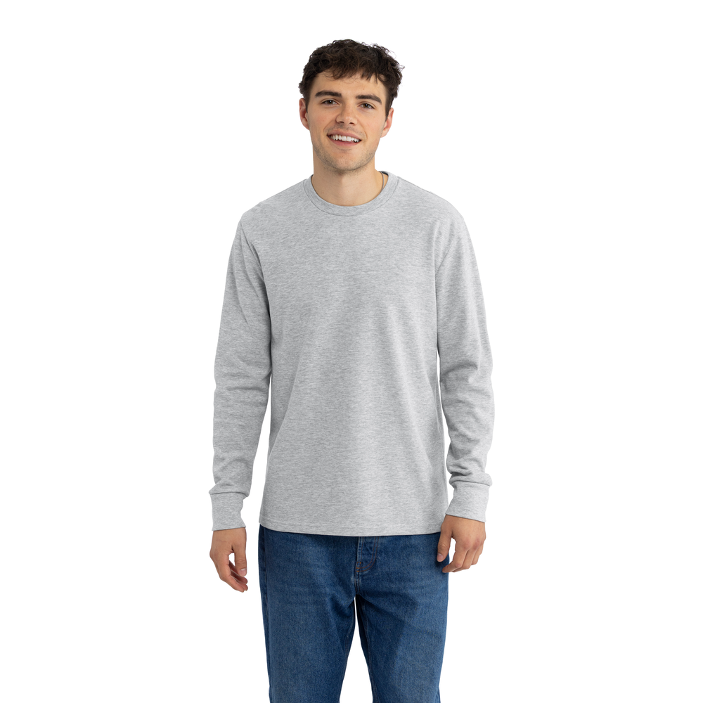 Ideal Thermal Long Sleeve - Heather Gray | Next Level Apparel