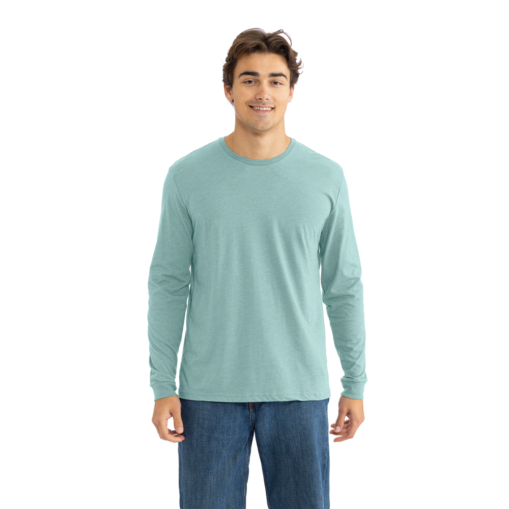 CVC Long Sleeve T-Shirt - Heather Seafoam | | 6211 | NLA