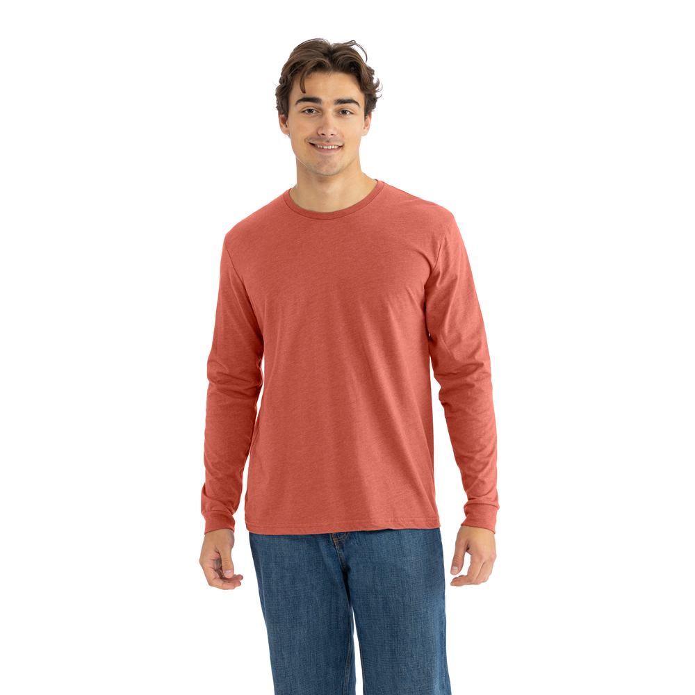 CVC Long Sleeve T-Shirt - Heather Redwood | 6211 | NLA