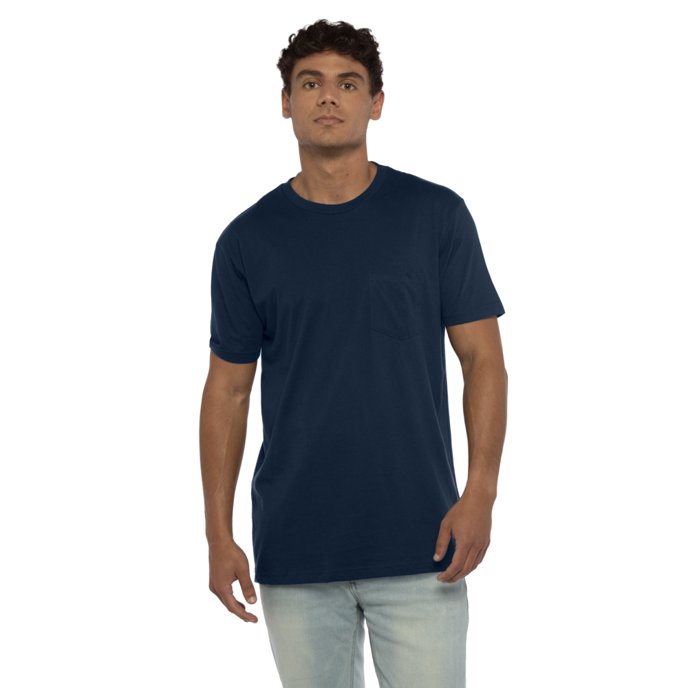Cotton Pocket T-Shirt - Midnight Navy | 3605 | NLA Cotton Pocket T-Shirt - Midnight Navy | 3605 | NLA