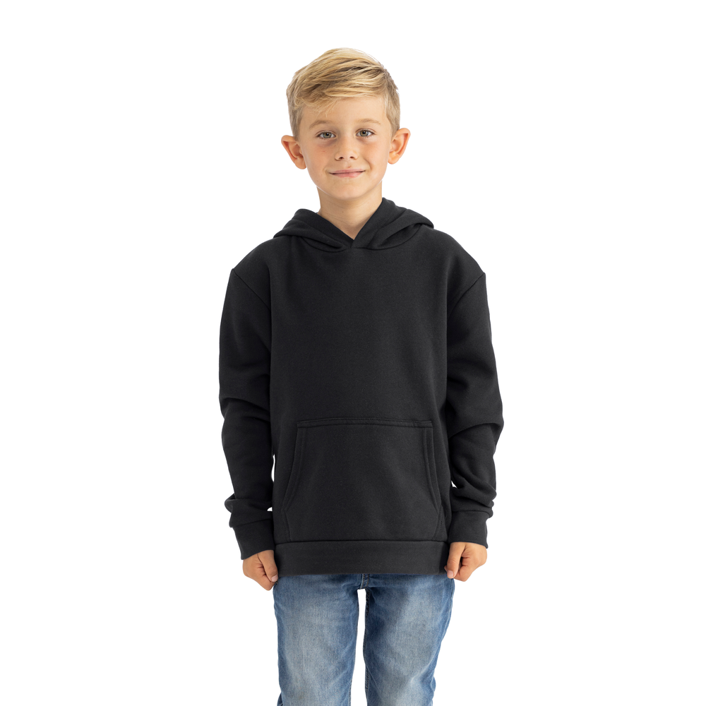 Youth Santa Barbara Fleece Pullover Hoodie Black 9113