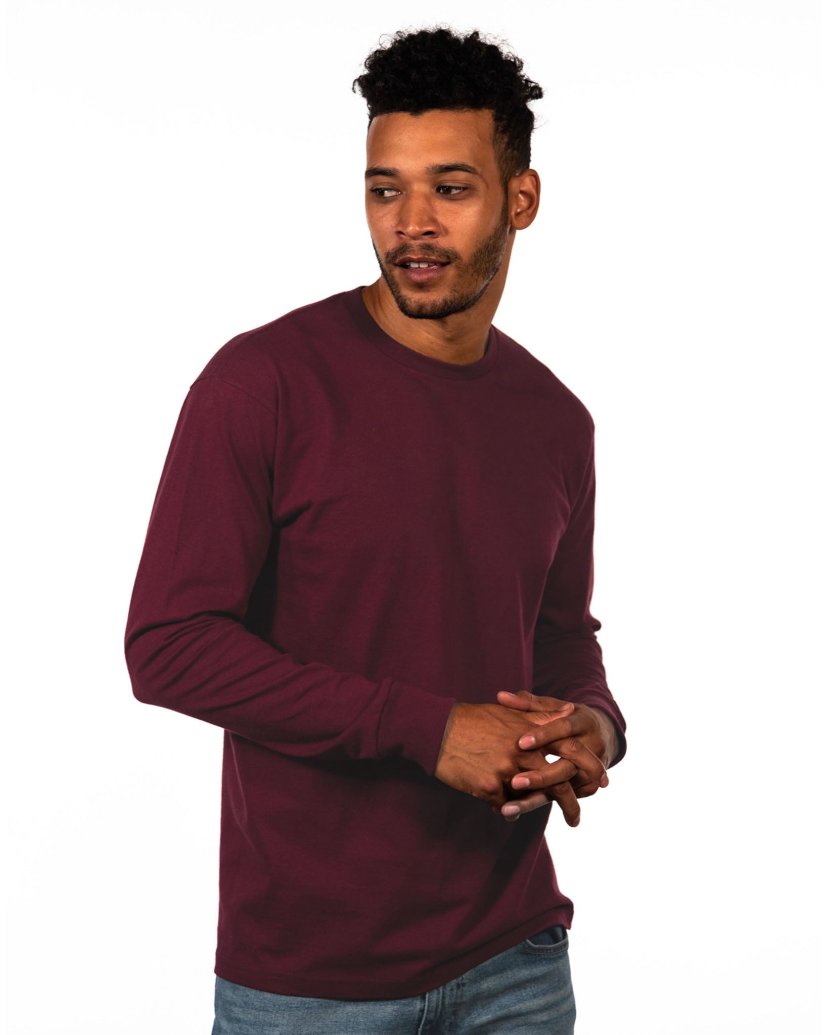 Heavyweight Cotton Long Sleeve T-Shirt