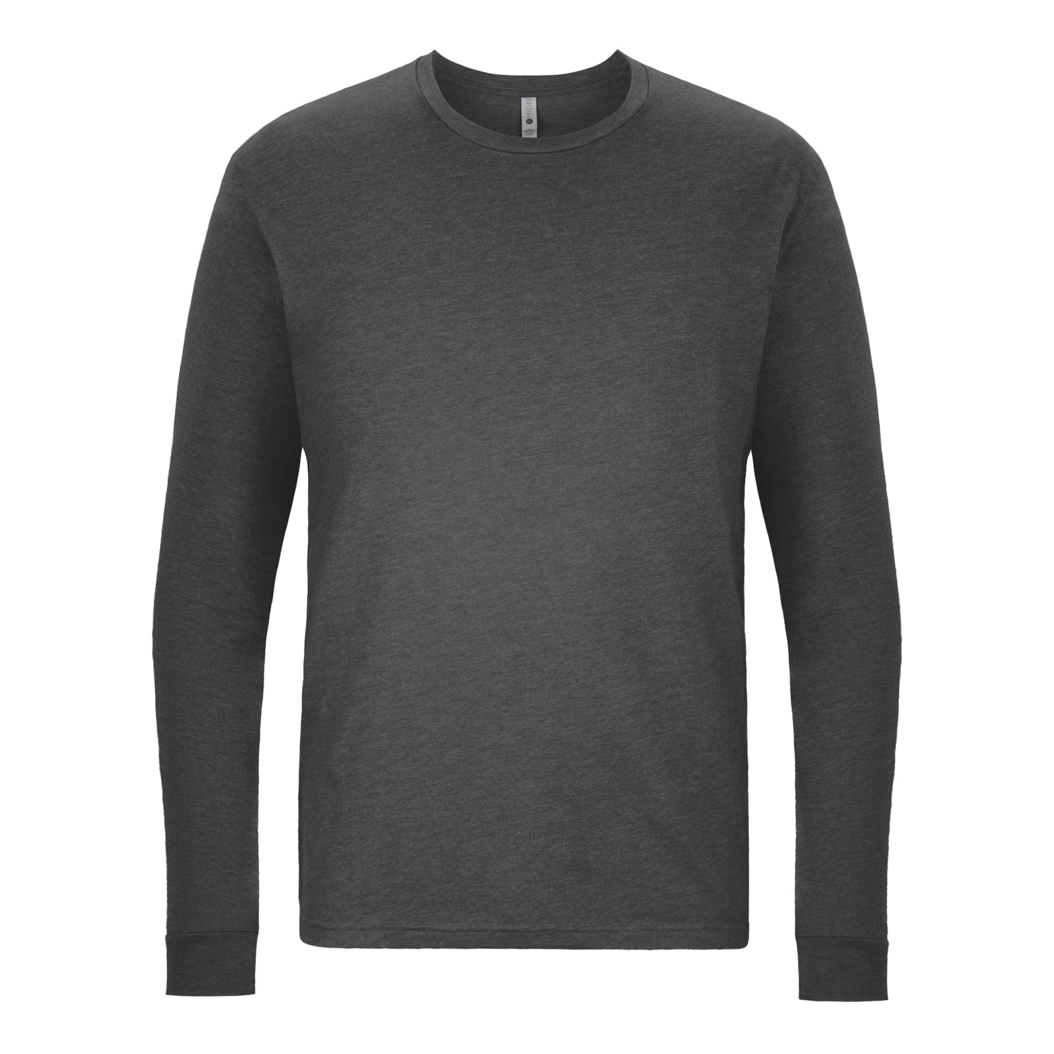 CVC Long Sleeve T-Shirt Heather Heavy Metal 6211 NLA