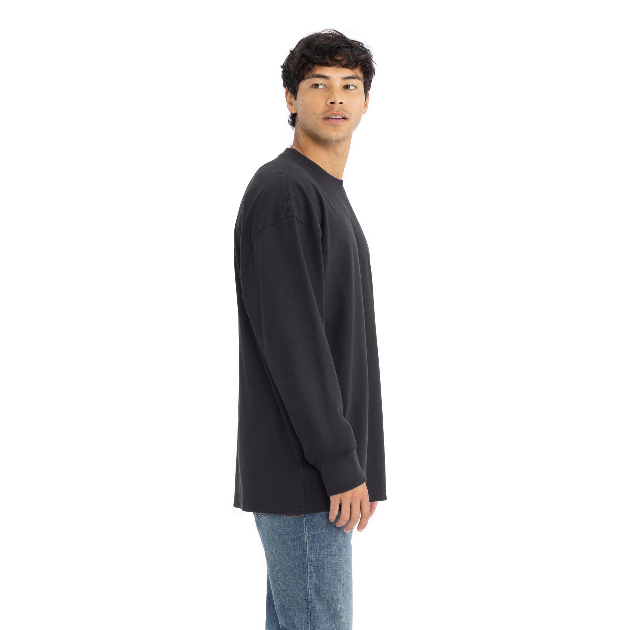 premium ringspun cotton T-Shirt Graphite Black