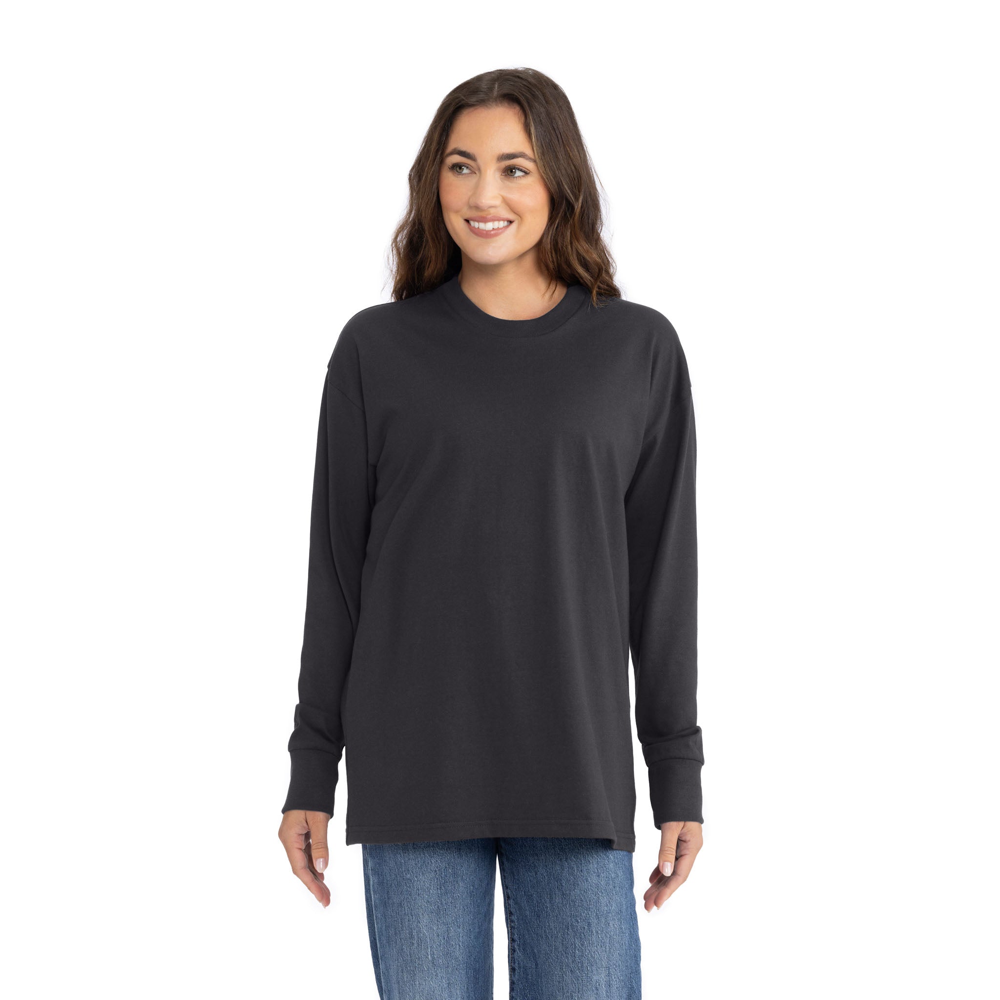 Heavyweight Cotton Jersey Graphite Black