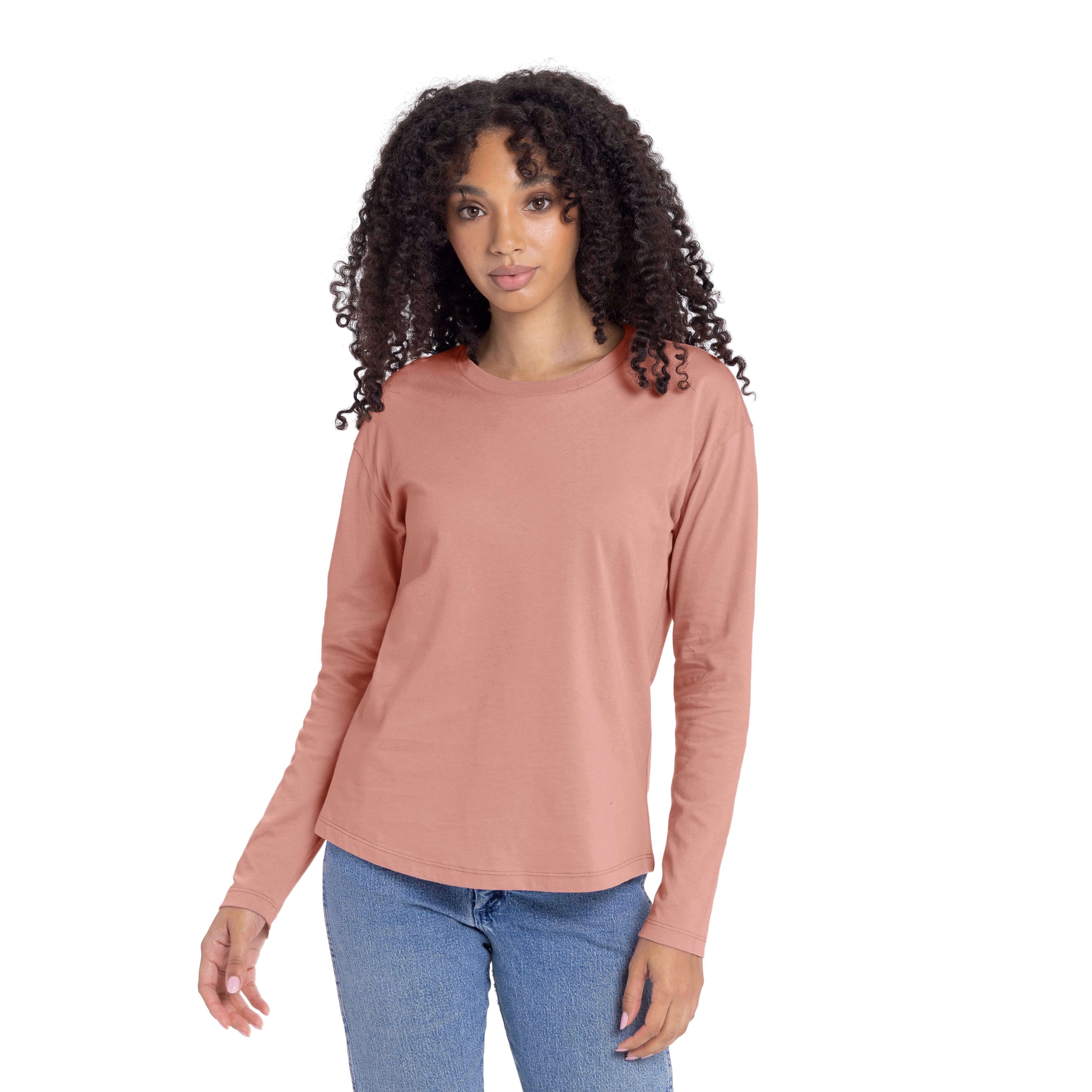 Women's Cotton Relaxed Long Sleeve T-shirt