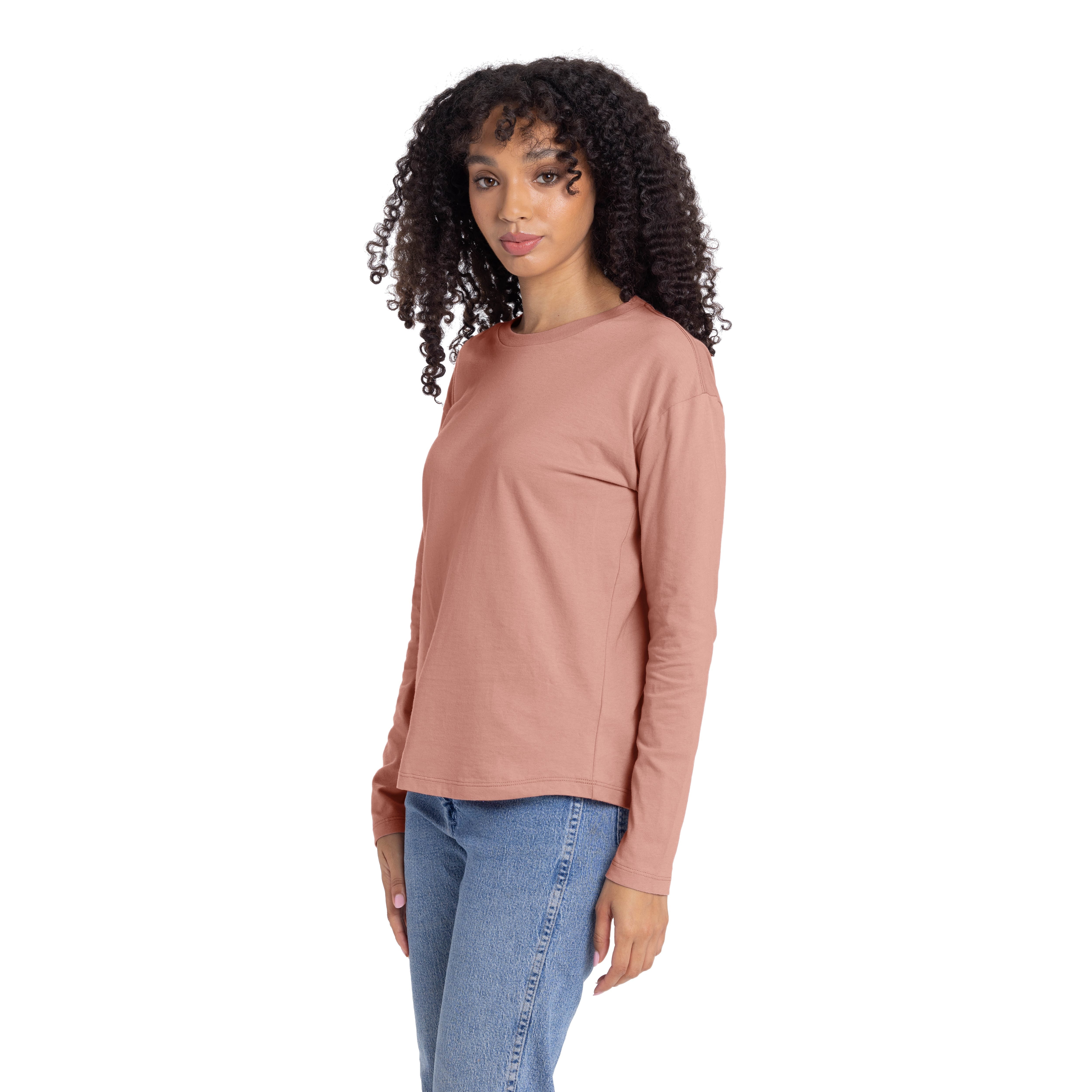 Women's Cotton Relaxed Long Sleeve T-shirt