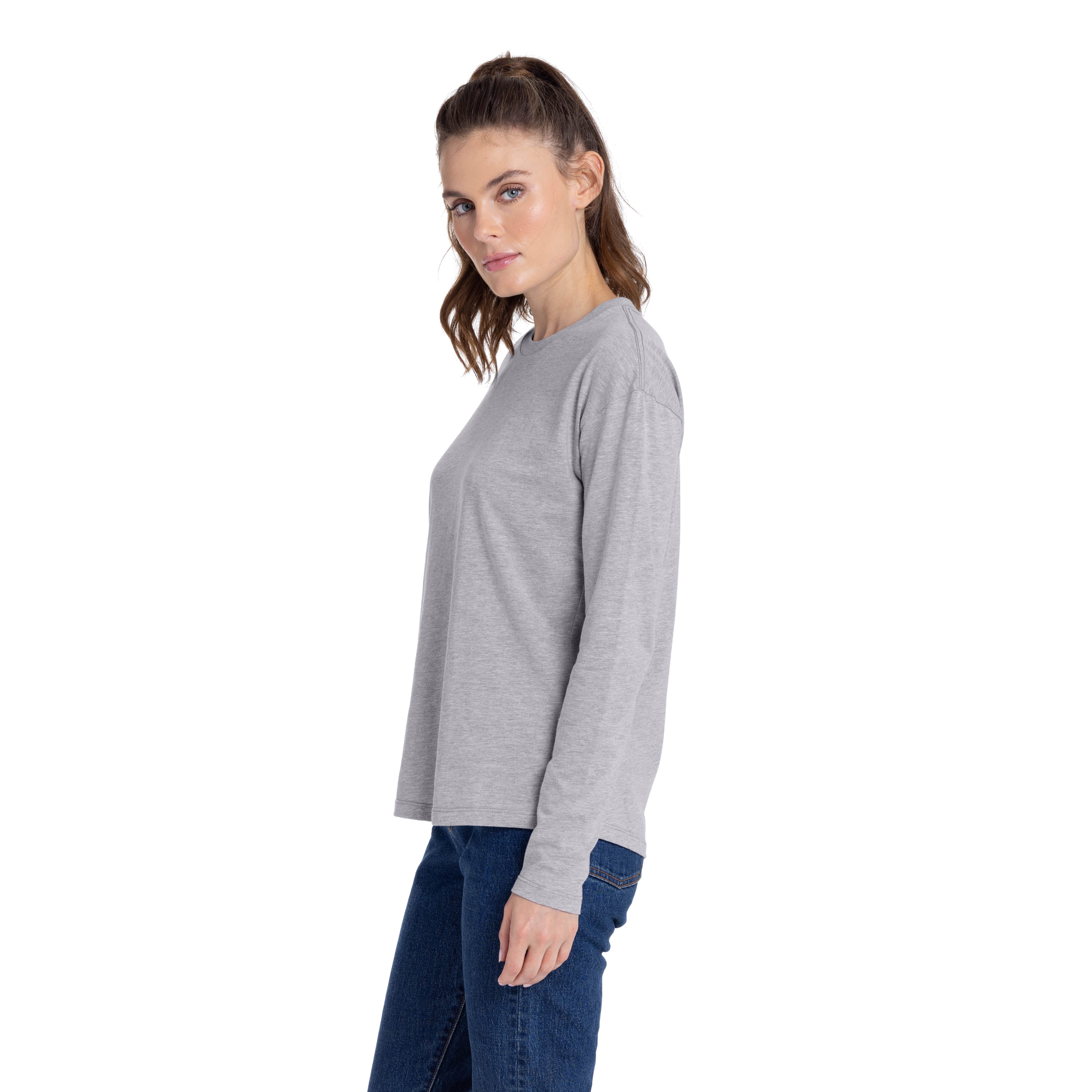 Women's Cotton Relaxed Long Sleeve T-shirt