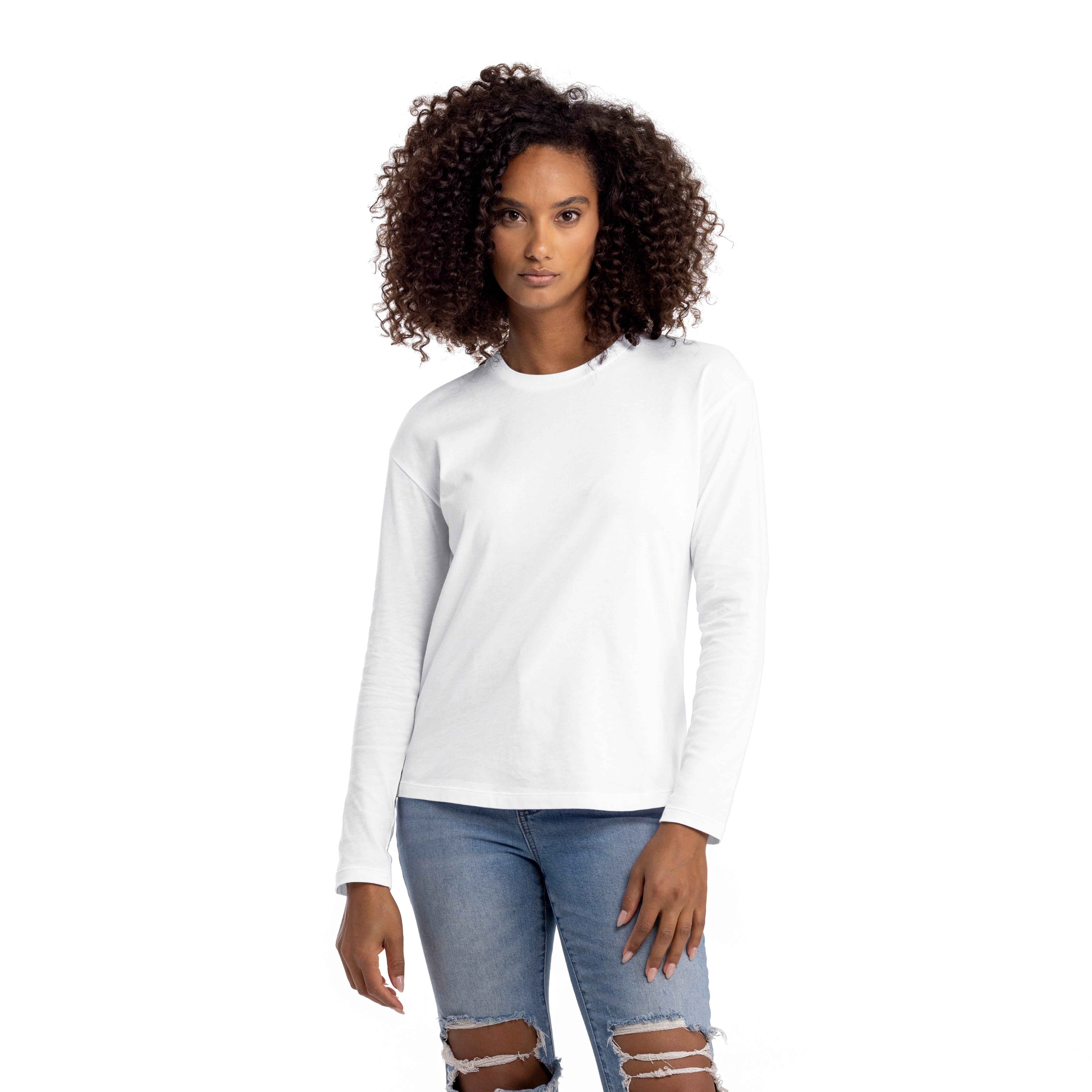 Women's Cotton Relaxed Long Sleeve T-shirt