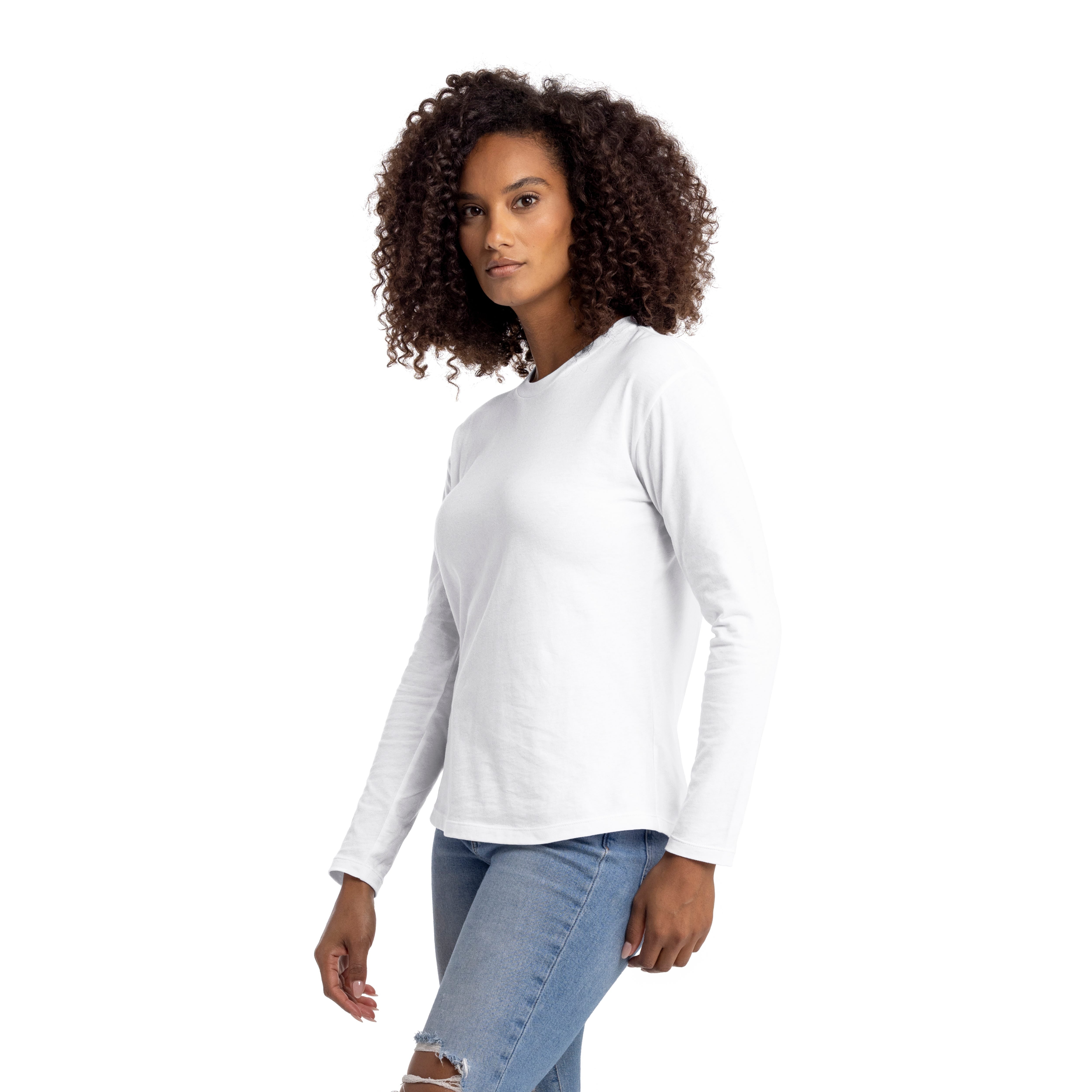 Women's Cotton Relaxed Long Sleeve T-shirt