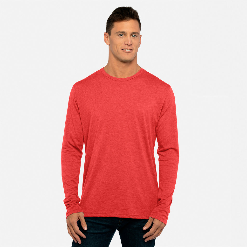 Build Your Brand T-shirt Longsleeve Homme Vintage – Lot De 1, Coupe Confortable, Diverses Tailles