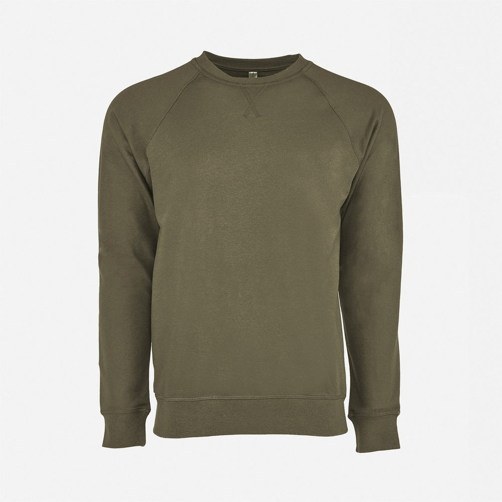 9000 Laguna Raglan Sweatshirt - Military Green | Next Level Apparel