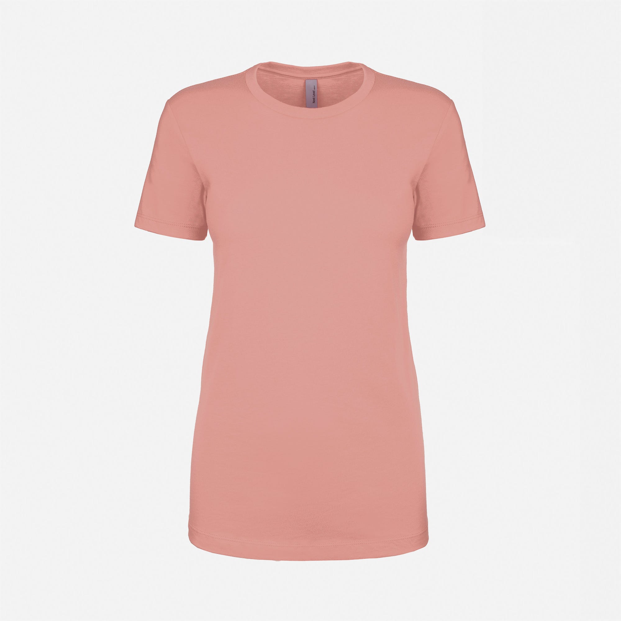 841016193887_2.jpgCotton Boyfriend T-Shirt Desert Pink 3900 Next Level Apparel Front View