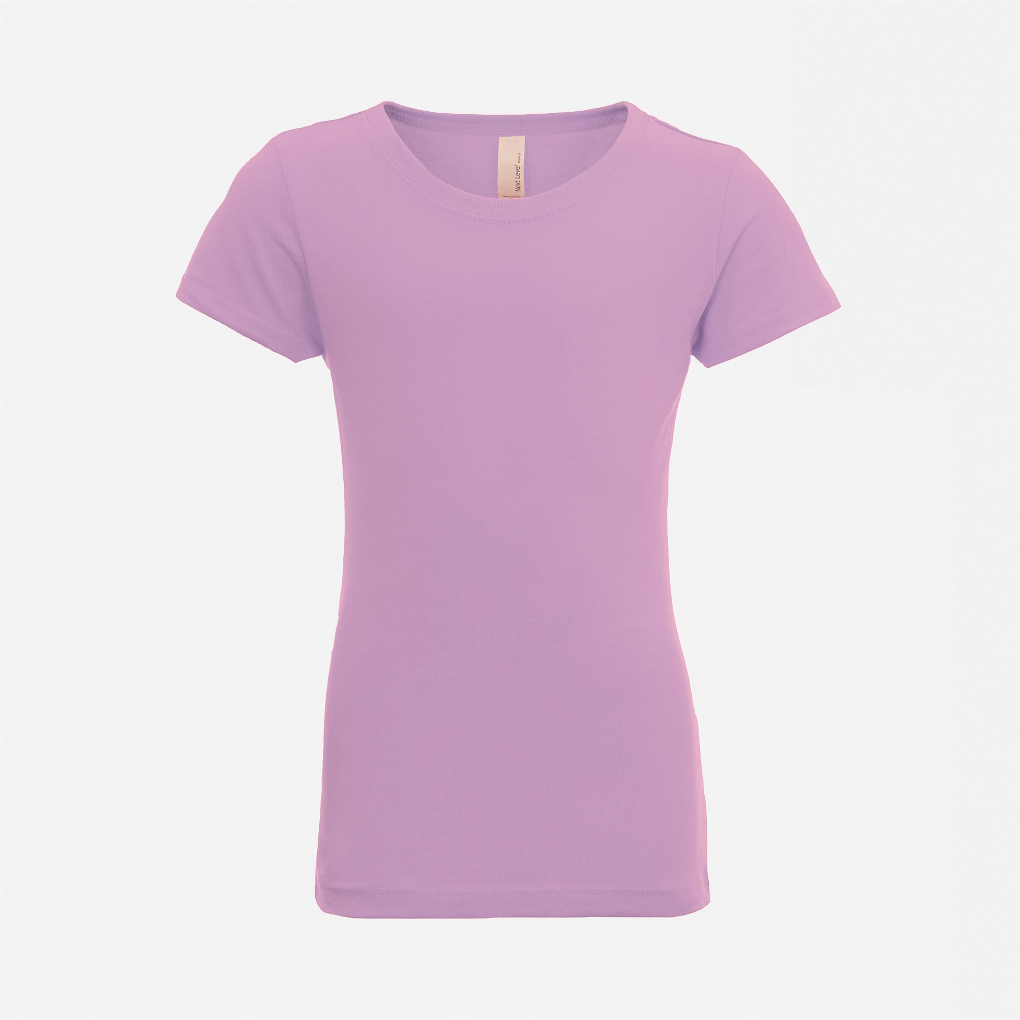 Cotton Princess T-Shirt Lilac 3710 Next Level Apparel Kids Tee Sizes XS, S, M, L, XL