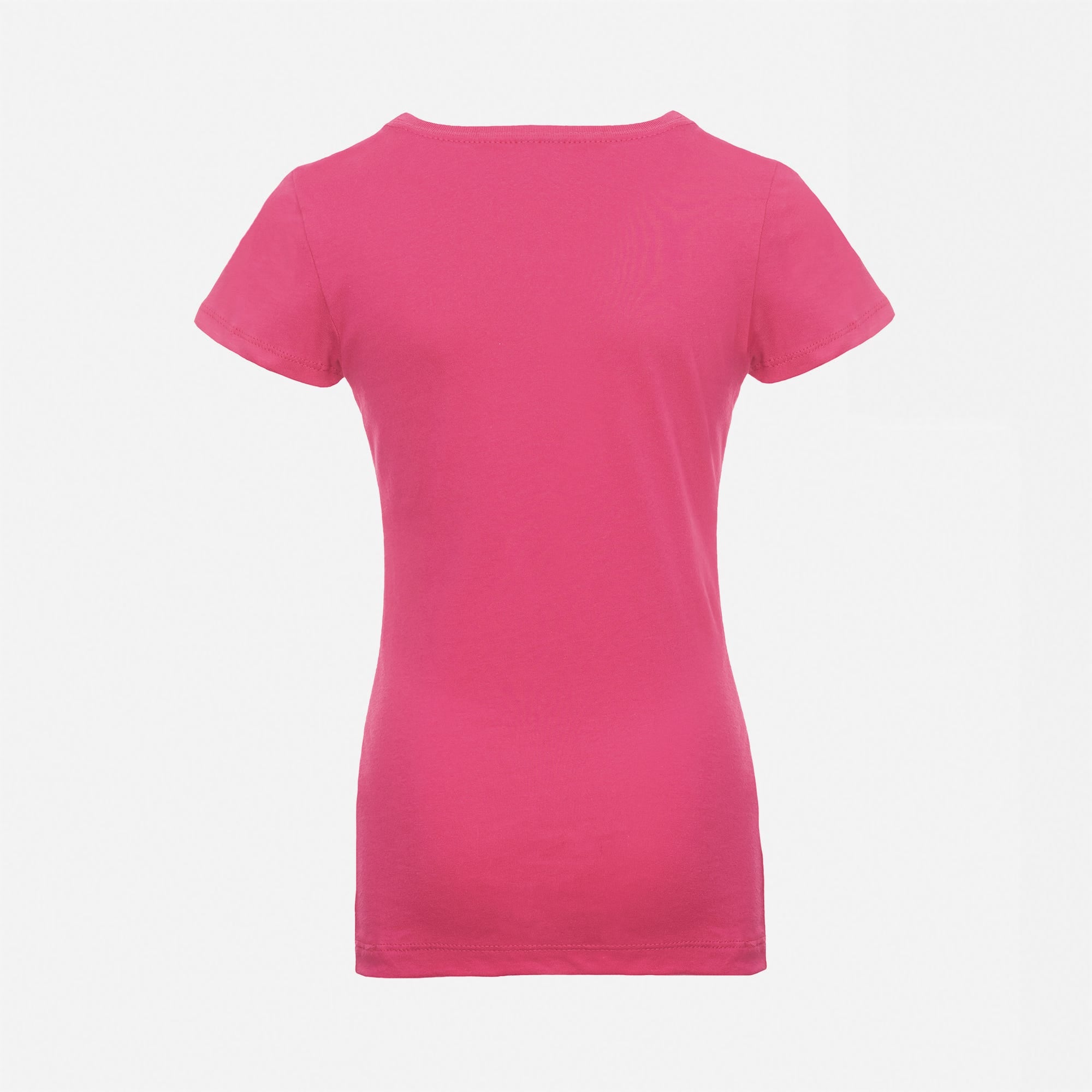 Cotton Princess T-Shirt Raspberry 3710 Next Level Apparel Kids Tee Sizes XS, S, M, L, XL Back View