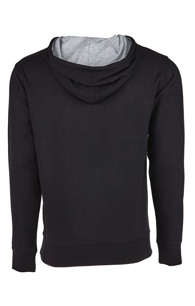 Unisex Laguna Hoodie Black Heather Gray 9301 Next Level Apparel