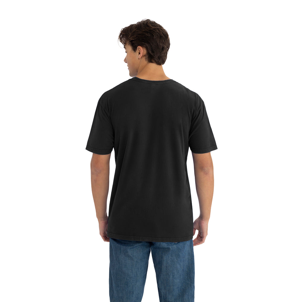 Preshrunk Cotton Bleach Wash T-Shirt Gobi Black and Tan main image 0