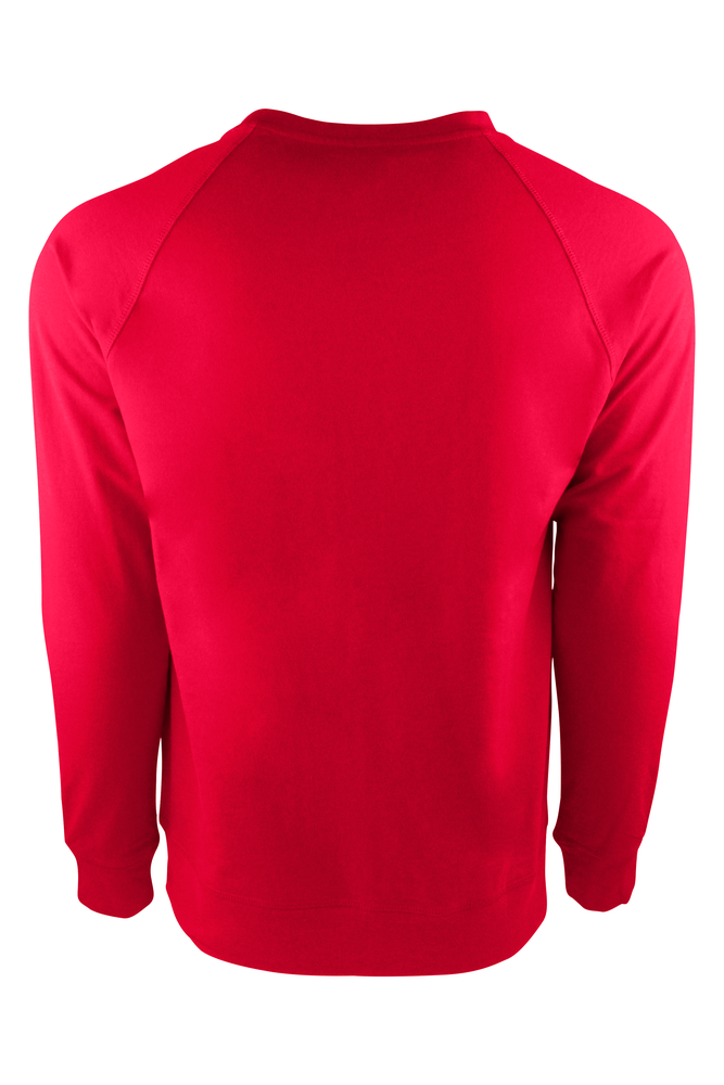Our Unisex Laguna Raglan Sweatshirt is a midweight ultra-soft pullover fleece crew with a French Terry backing. Keeping it cool and casual, this laid-back versatile piece is inspired by the surf and skate culture and part of our Beach Fleece Collection. It's premium style details include 1x1 Baby Ribbed set-in crew neck with front cover stitching and V-topstitch detail and raglan long sleeves with 1x1 Baby Ribbed cuffs and waistband.