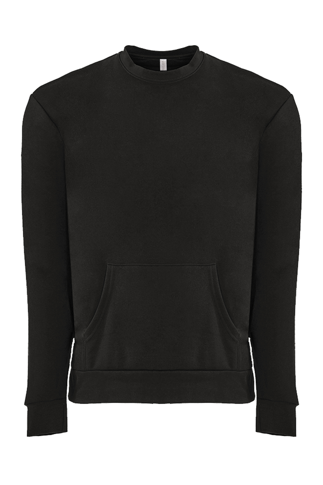 9001 Santa Barbara Pocket Sweatshirt Black | Next Level Apparel