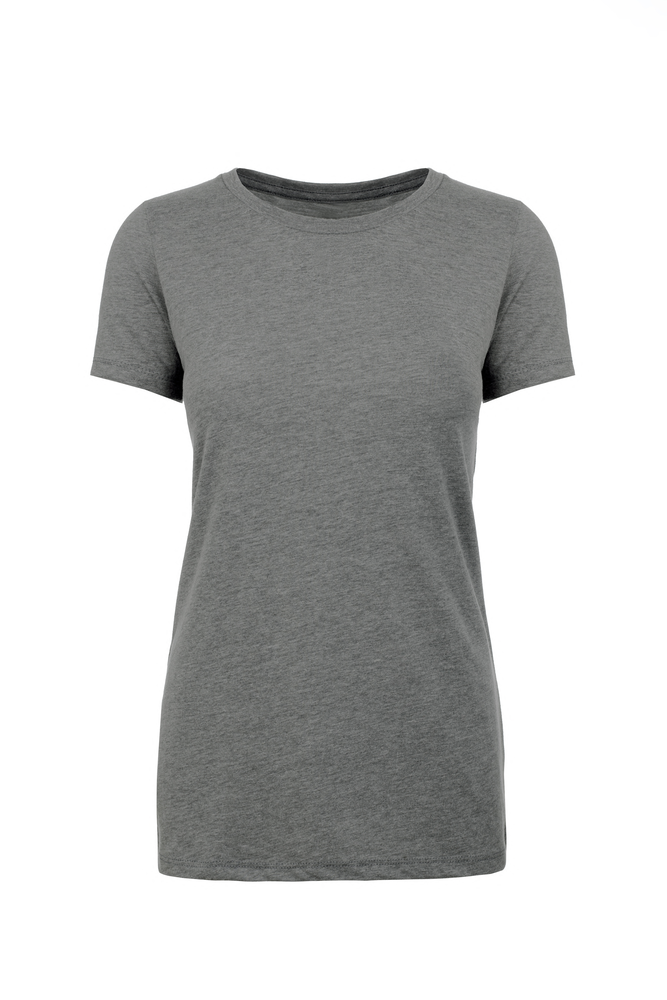 Our Women's CVC T-shirt is tailored specifically for her with a form-fitting feminine shape in premium CVC fabric that offers comfort and durability.  The consistent heathered CVC fabric provides durability that can take on screen printing and heat transfer equally well.  Premium features loaded with value: side seams, 1x1 Baby Ribbed set-in crew neck, side seams for best fit and shape retention, finished sleeves and straight bottom hem.